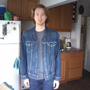 Levis Jean Denim Trucker Jacket Medium